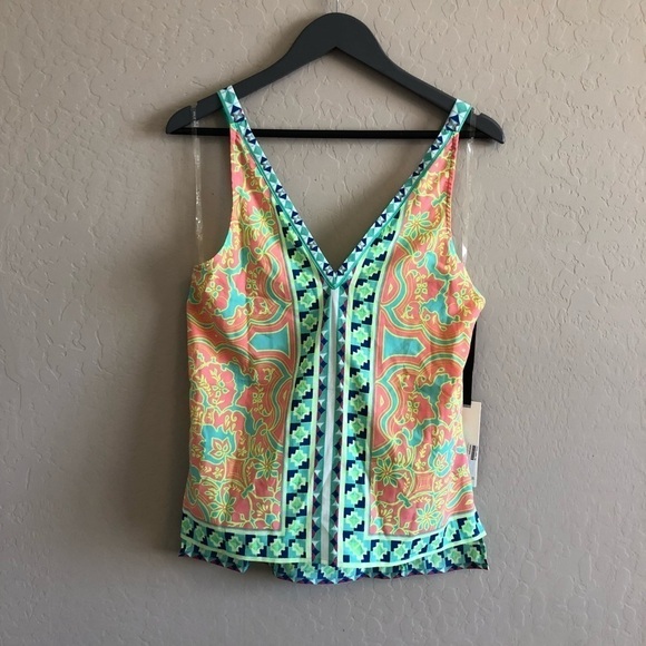 HALE Bob MARYAM CREPE DE CHINE TOP - Picture 3 of 7